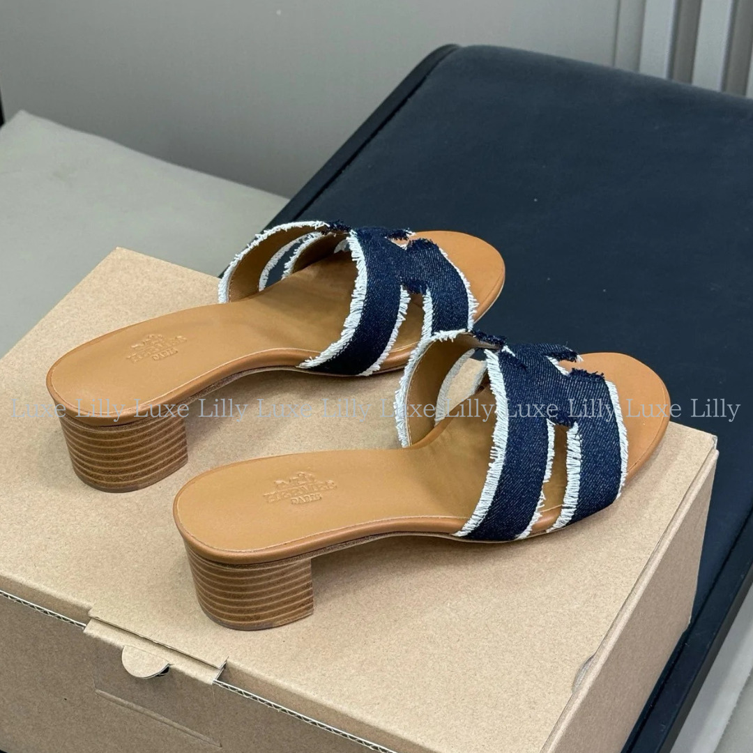 【大人気◆フリンジ×Hカット♪】HERMES サンダル《オアジス》