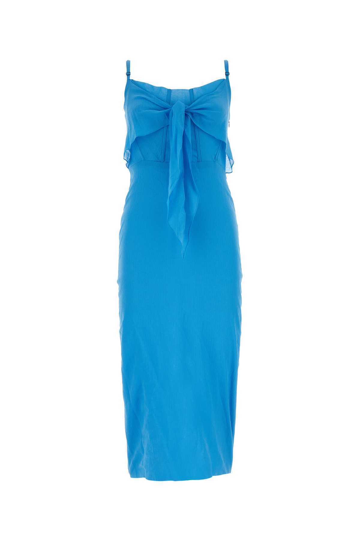 【送料&関税込】Patou Light-blue Cotton Dress