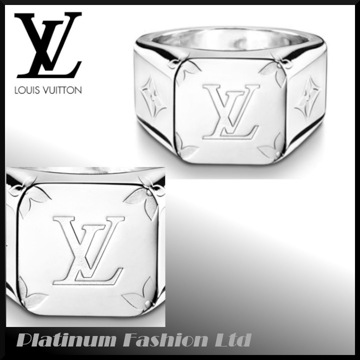 海外限定品◆関税なし【LOUIS VUITTON】モノグラム Signet Ring