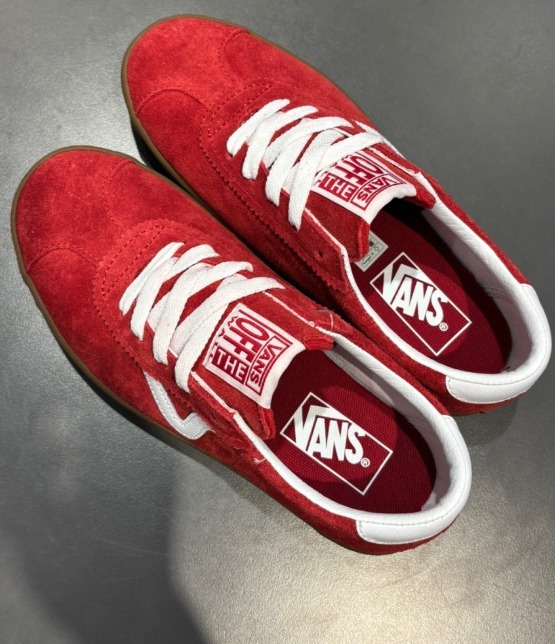 【VANS】ヴァンズ SPORT LOW トラックスポーツレッド★兼用