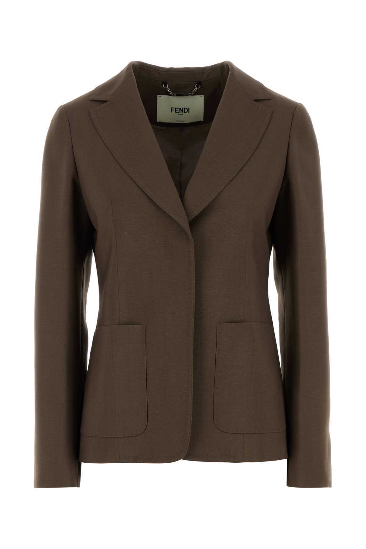 【送料&関税込】Fendi Single-breasted Tailored Blazer