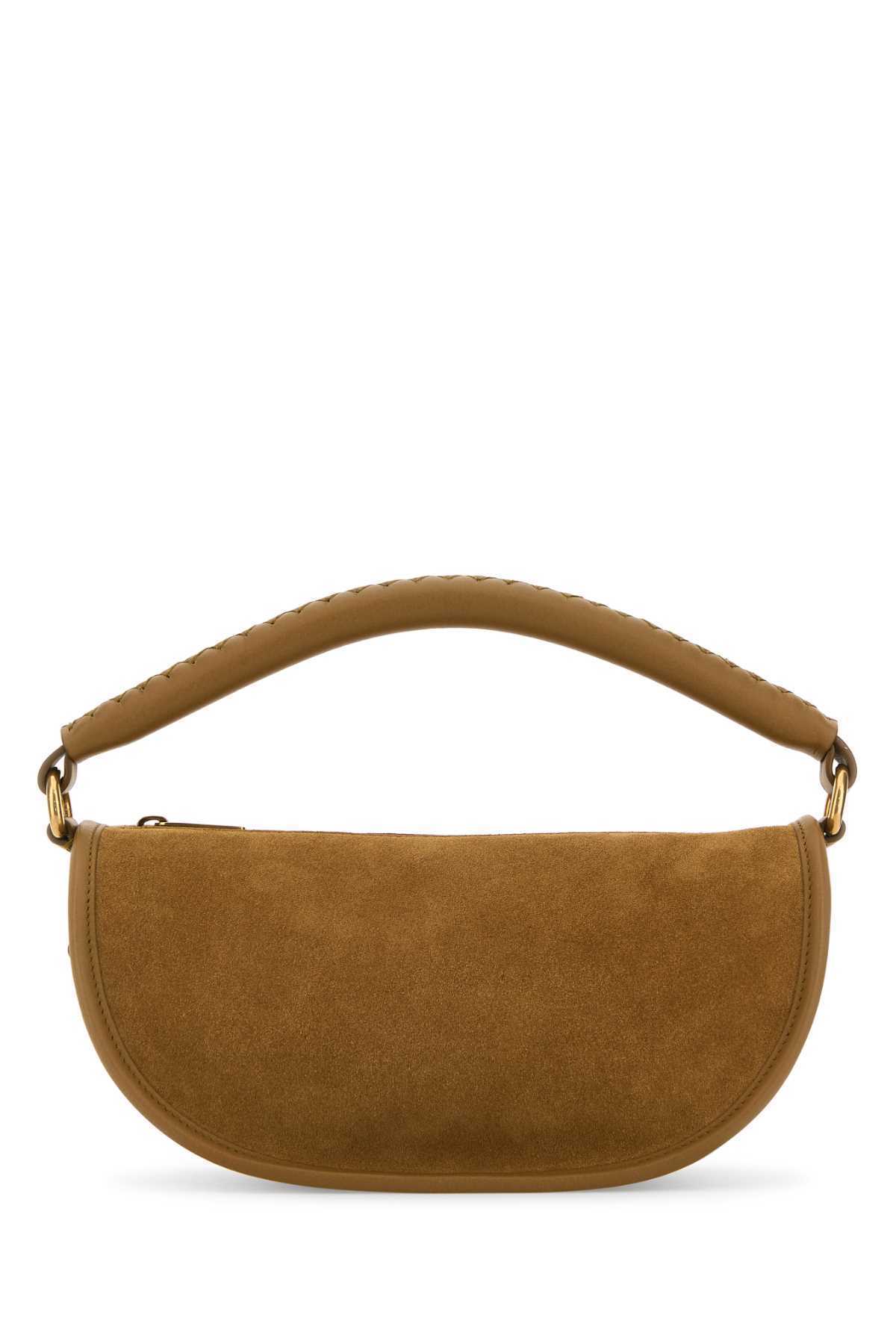 【送料&関税込】Burberry Camel Suede Hebden Handbag