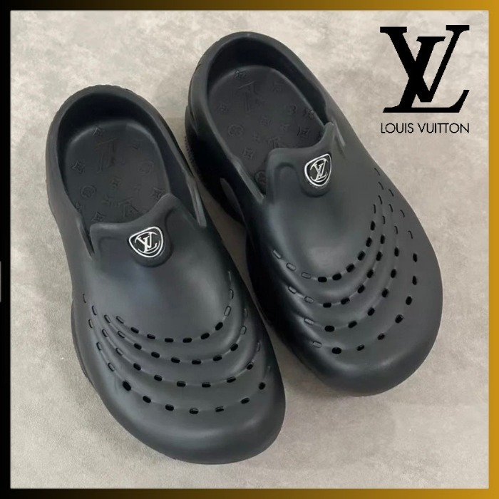 【ボリューム感が◎ /ブラック】LouisVuitton サンダル シャーク