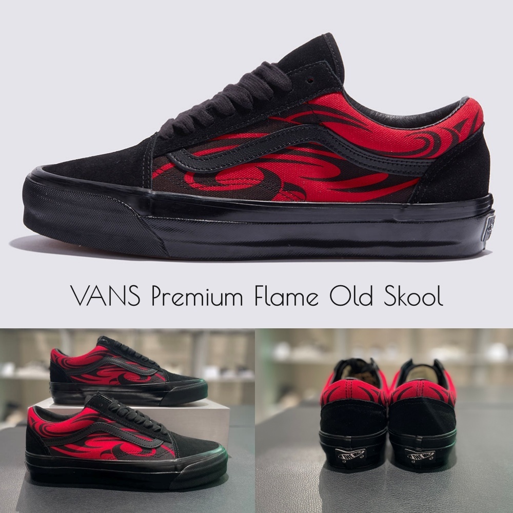【VANS】ヴァンズ プレミアム オールドスクール LX Black Red