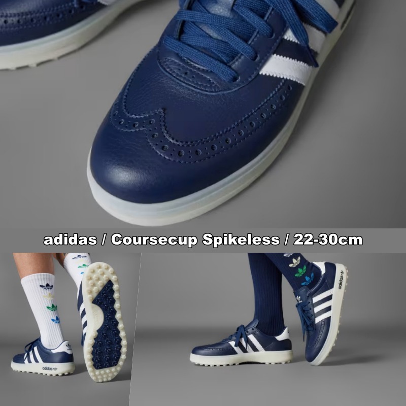 adidas★Coursecup Spikeless★22-30cm★ゴルフ兼用抜群の着心地