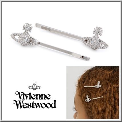 【Vivienne Westwood】シルバー ヘアピンセット3本セット/送関込 org.jpg
