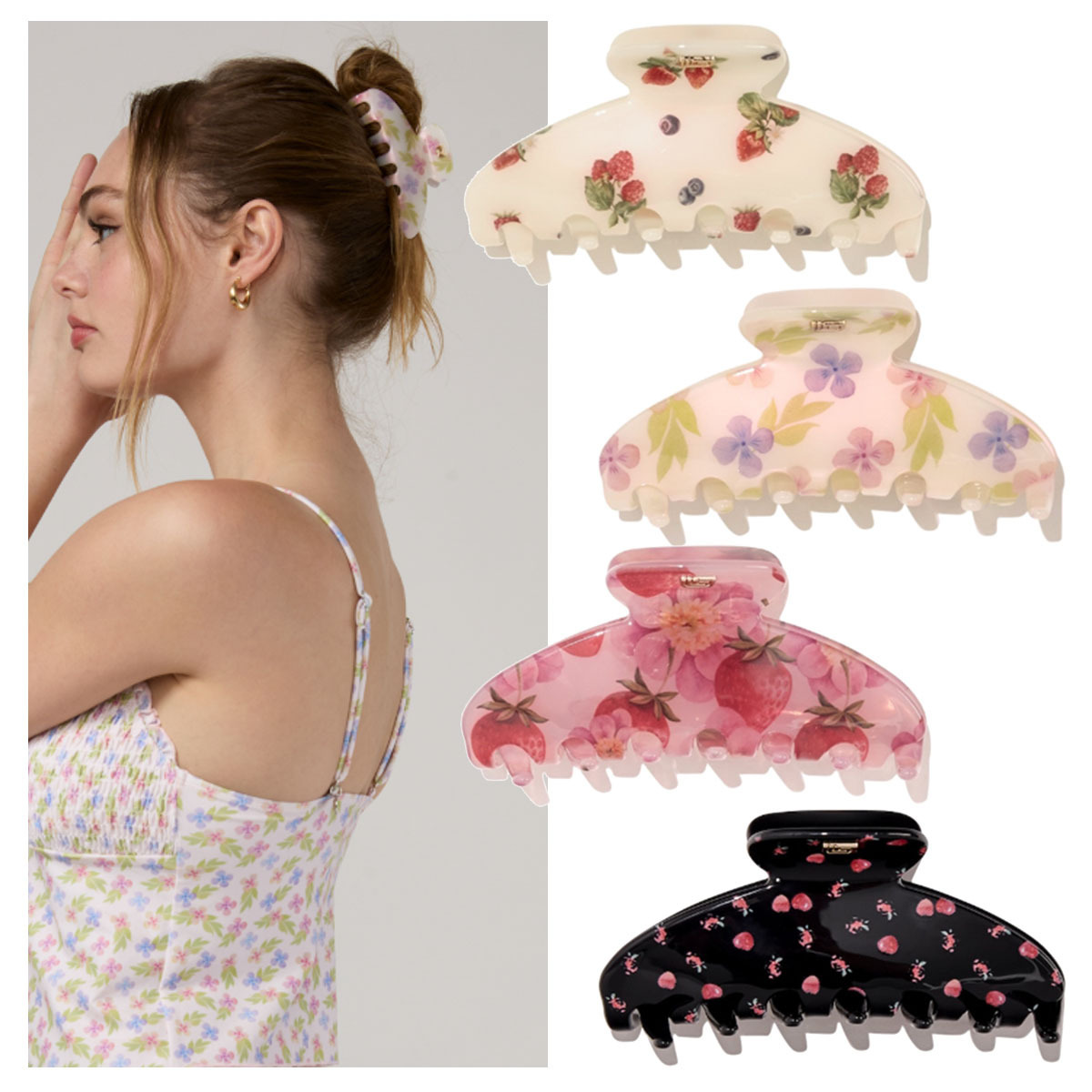 ヘアアクセサリー GLOWNY HAIR CLIP 5BJH1064