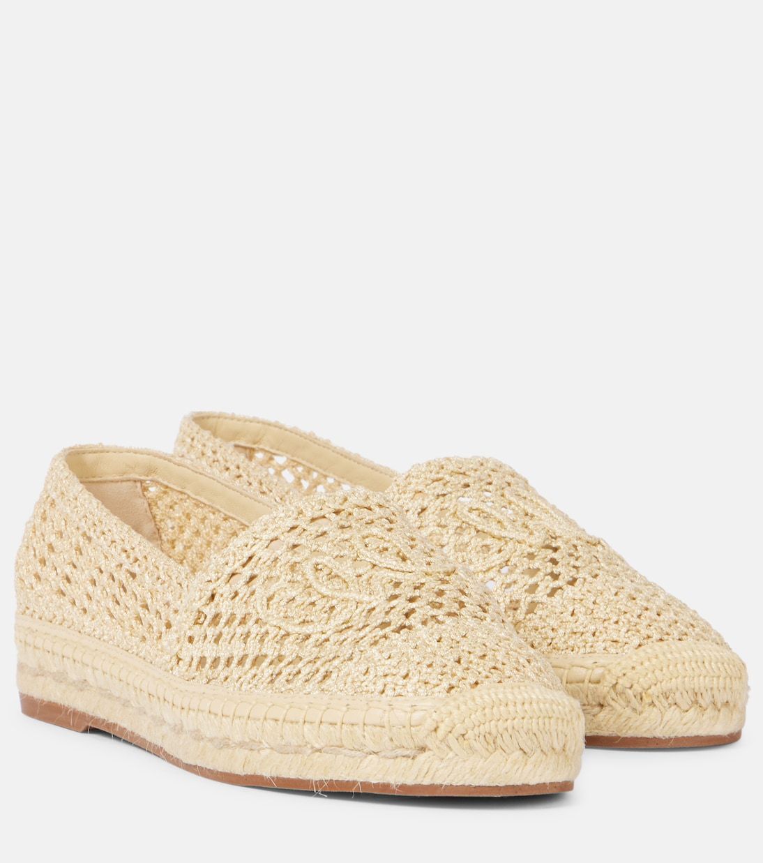 【Chloe】 Islaロゴ crochetエスパドリーユ