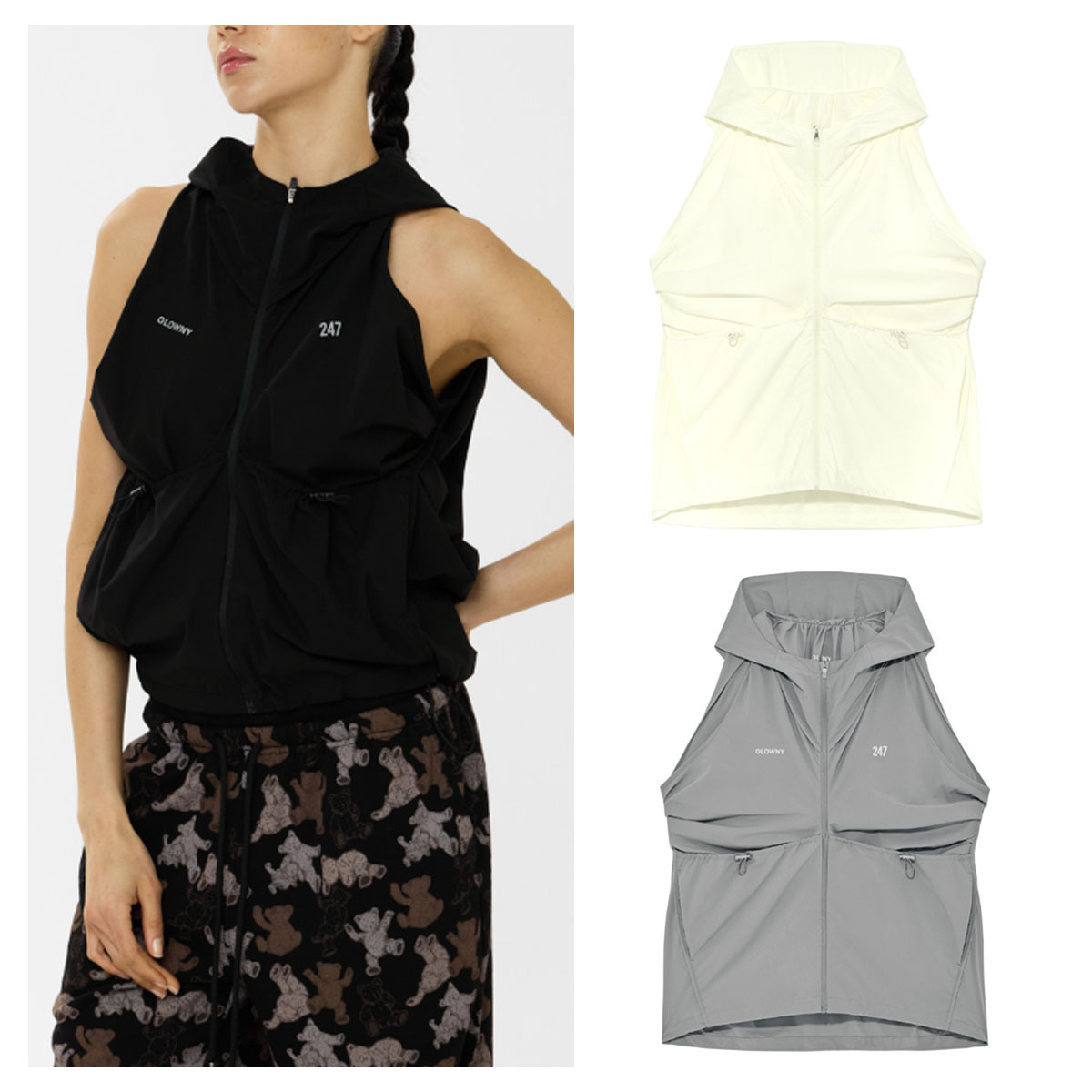 ベスト・ジレ GLOWNY BREEZE RUN TRACK VEST 5BJH1068