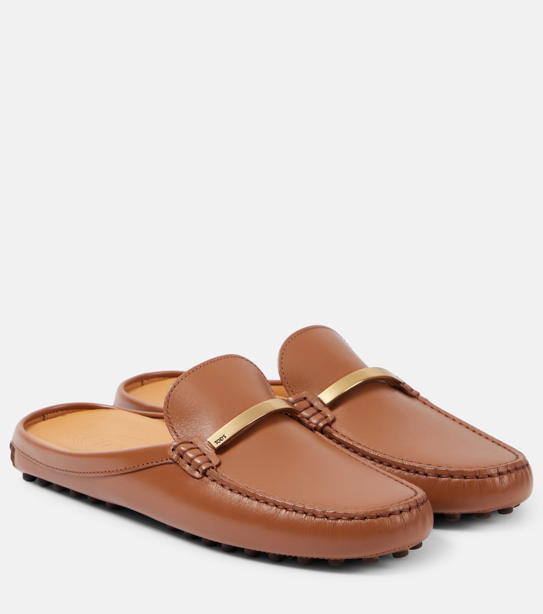 【Tod's】ゴムレザーミュール