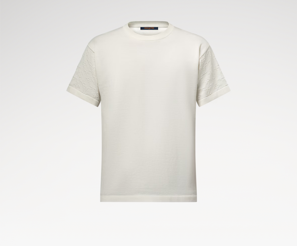 さり気なく知的◎】Louis Vuitton 半袖 コットンTシャツ ロゴ