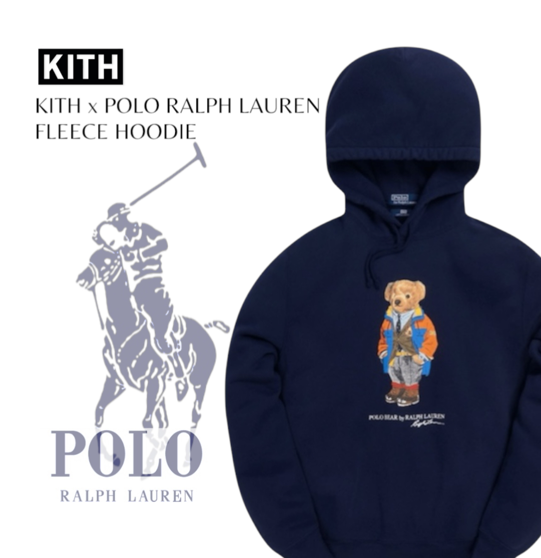 ☆ KITH x Polo Ralph Lauren Fleece Hoodie コラボパーカー ☆