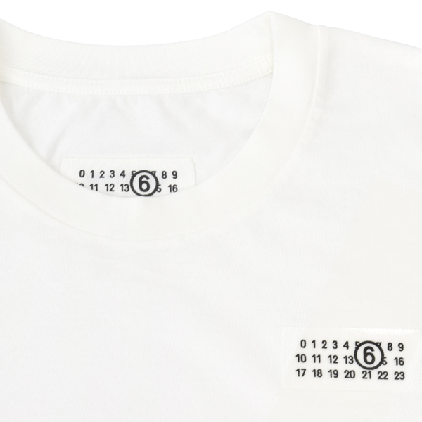 MM6 Maison Margiela numeric logo label/ロゴ ラベル Tシャツ MM6 Maison Margiela Numeric logo label/ロゴ ラベル Tシャツ