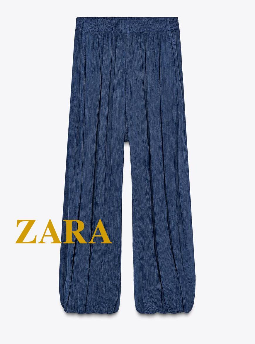 ☆ドイツ発*ZARA*新作*テクスチャーパフジョガーパンツ/N☆