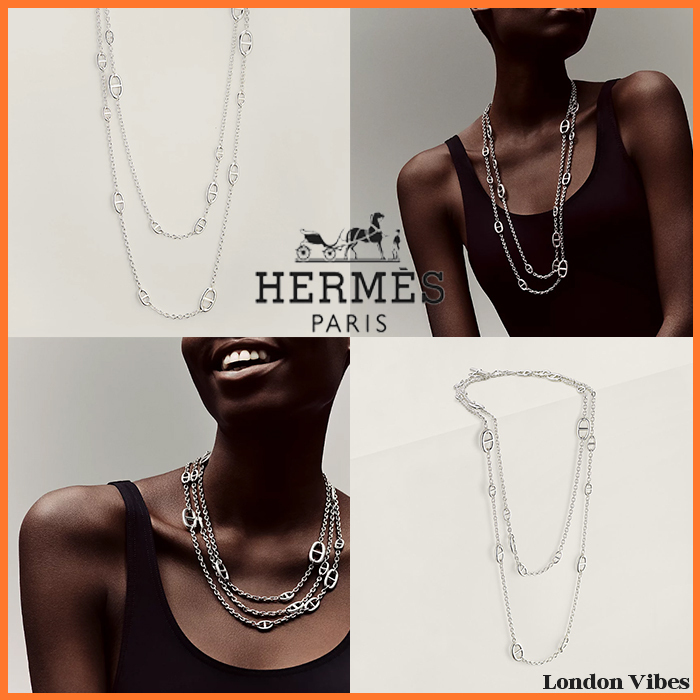 入手困難 HERMES ファランドールロングネックレス 160cm