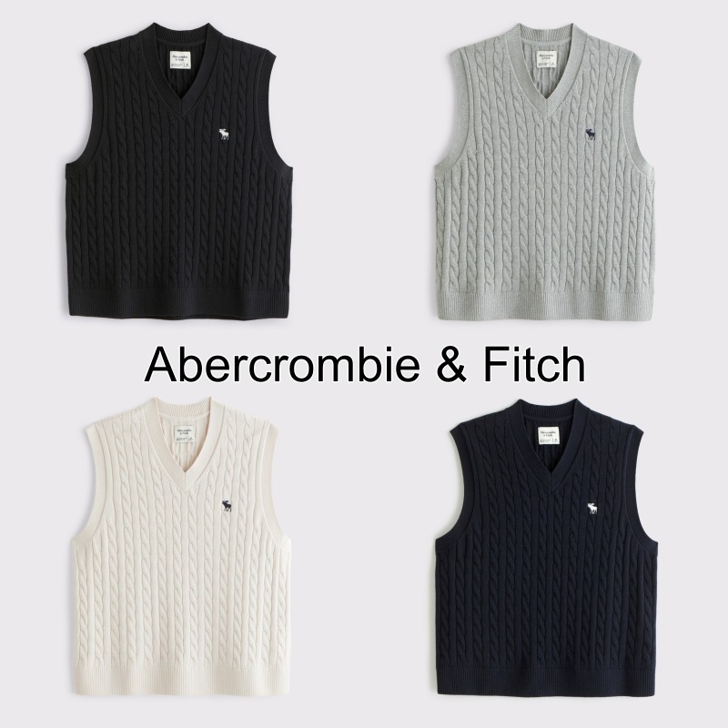 ☆Abercrombie & Fitch☆ ウールブレンド アイコン ベスト