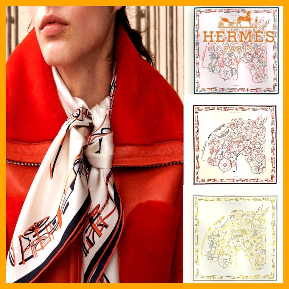 【上質をプラス♪】 HERMES スカーフ