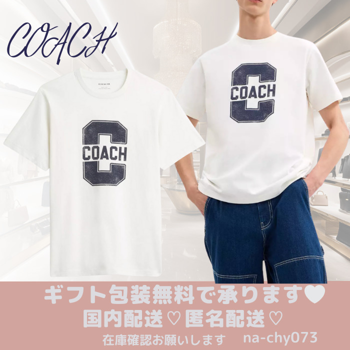 【春夏新作】COACHヴァーシティ クラシック Tシャツ
