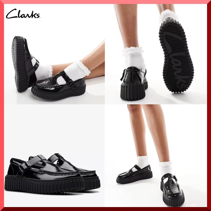 可愛い♪【CLARKS】Torhill Bar メリージェーン 関税/送料込み