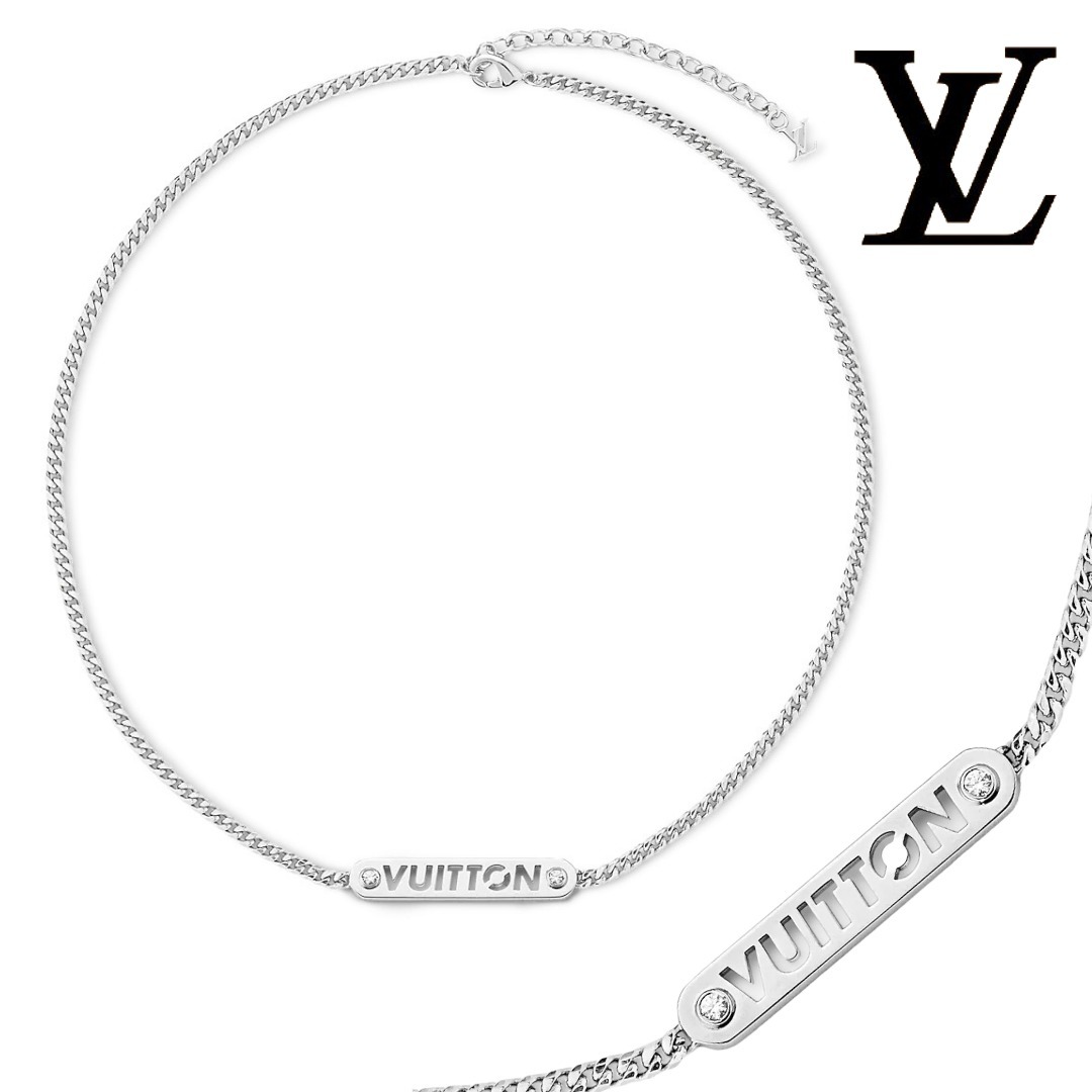 【首元をオシャレに♪】ルイヴィトン★ネックレス LV ID