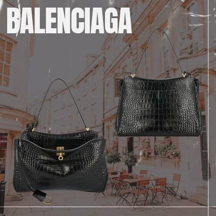 【BALENCIAGA】バレンシアガ Rodeo型押しミディアムハンドバッグ