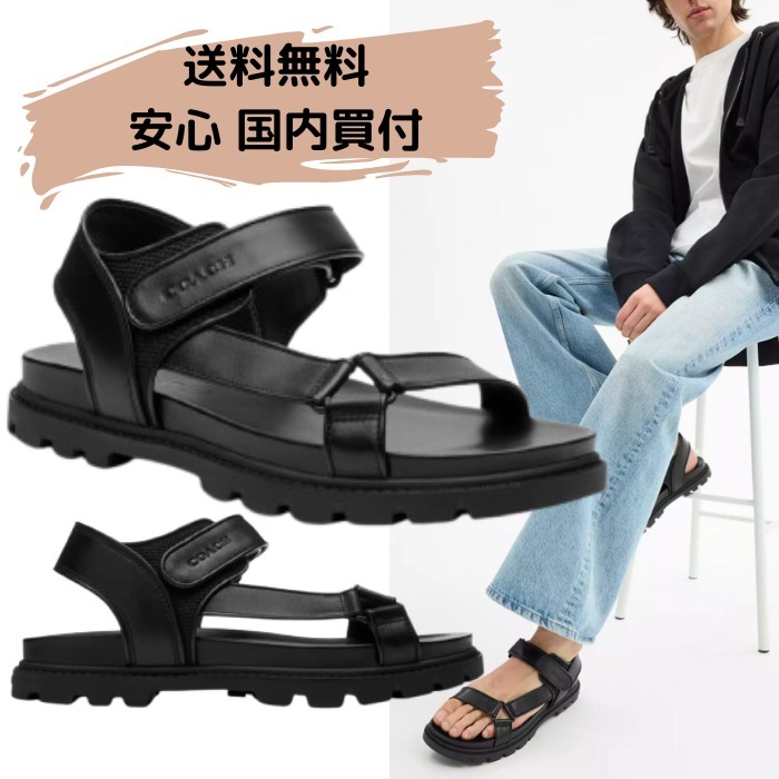 完売前に【コーチ】プラットフォーム サンダル 安心 国内発送
