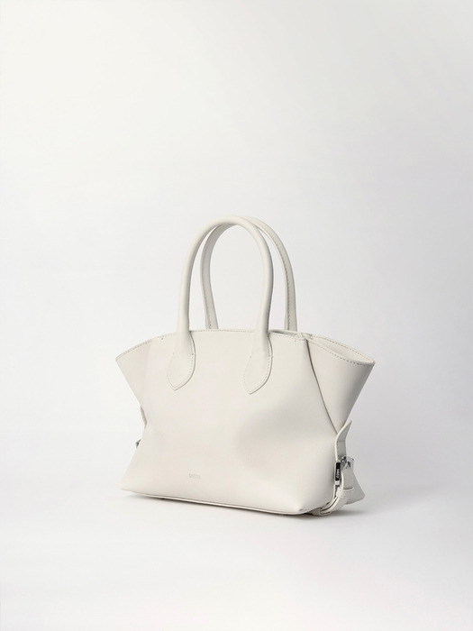 高級牛革◆[SARTU] TYE TOTE BAG（White）★2Way