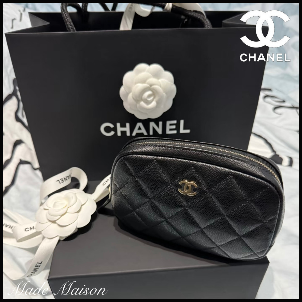 【可愛く収納力抜群♪】CHANEL マトラッセ ポーチ