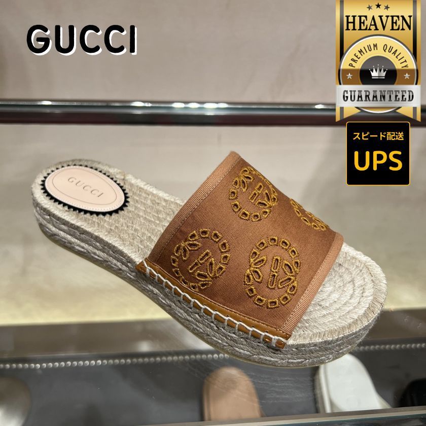 6万取引突破★UPS速達便利用！【GUCCI】771786_DAMITA_サンダル