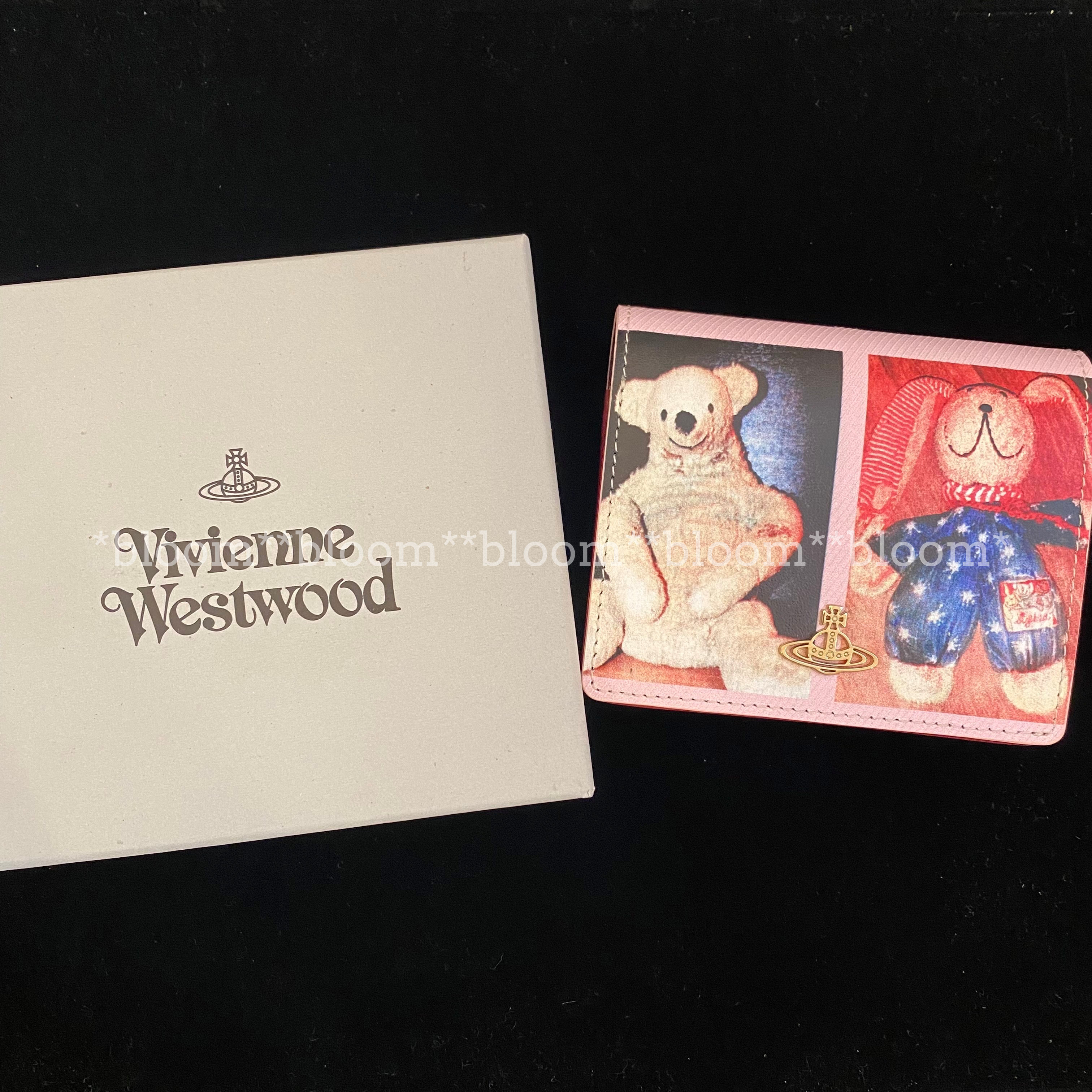 完売品!《Vivienne Westwood》LEATHER TEDDIES 二つ折りミニ財布