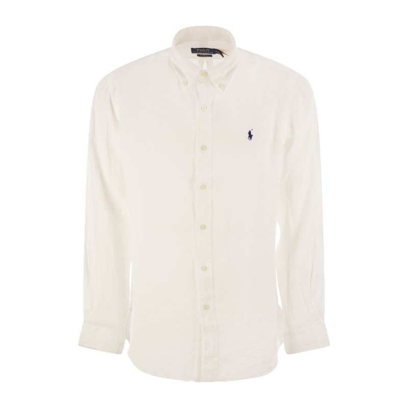 Tシャツ・カットソー Ralph Lauren SS25 Custom-Fit Linen Shirt (710966294 003)
