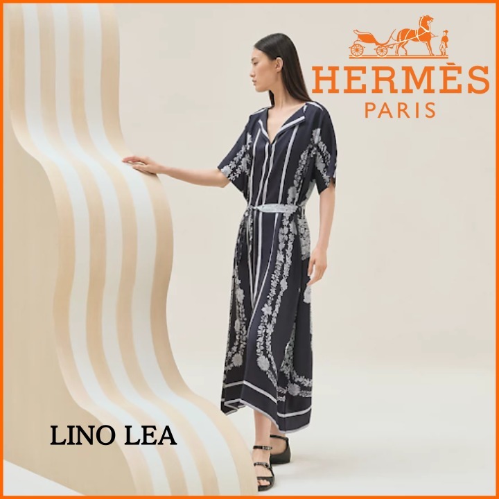 《上品♡》HERMES Brides de Gala en Fleurs カフタン