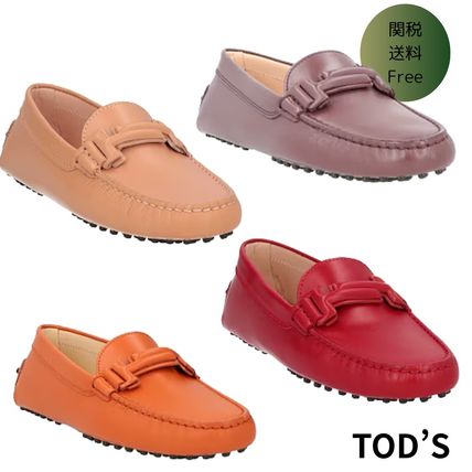 パープル（紫）系 TOD'S(トッズ) ローファー・オックスフォード