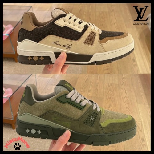 【足元からお洒落に♪】Louis Vuitton★LVトレイナー スニーカー