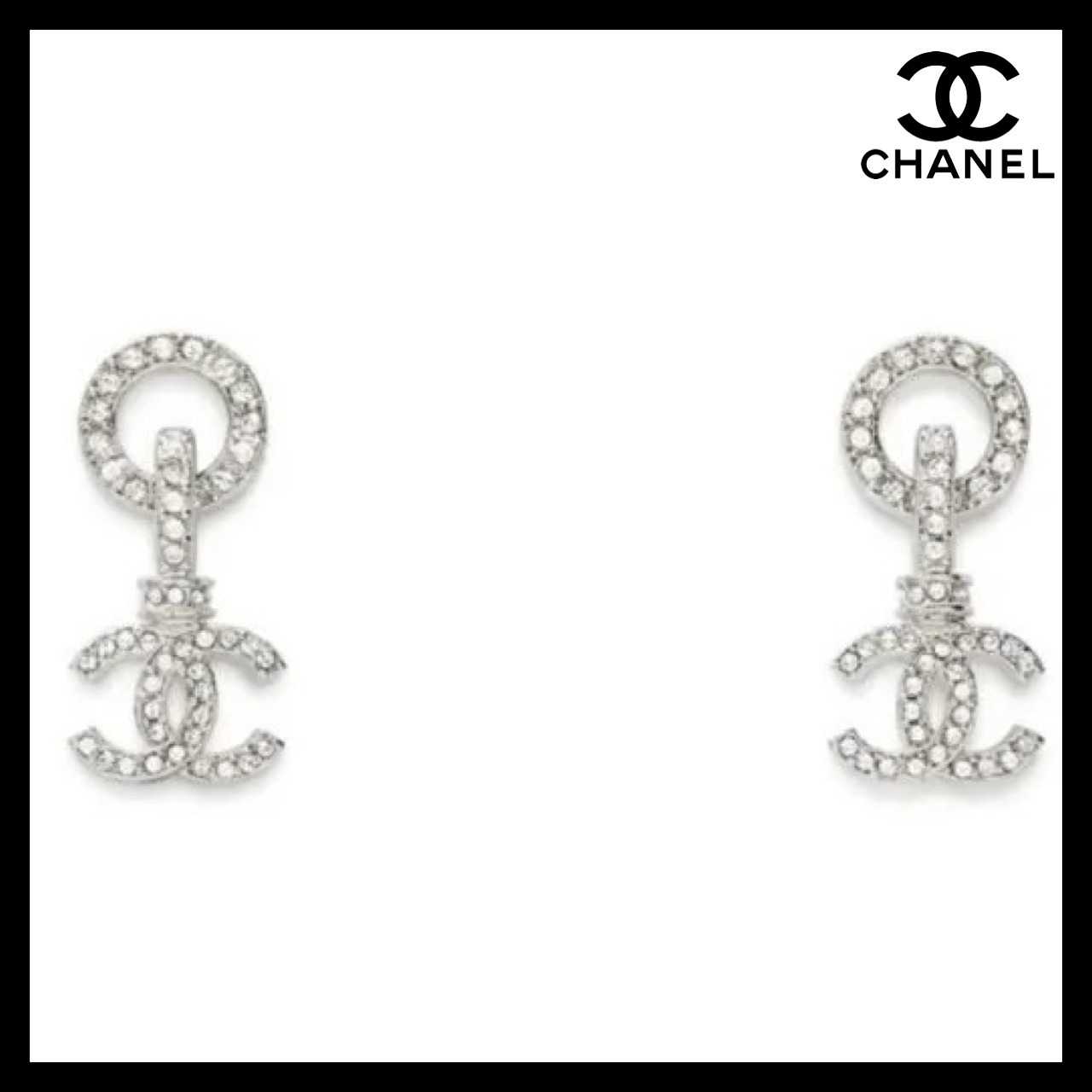 【さりげなく揺れる♪】CHANEL ピアス