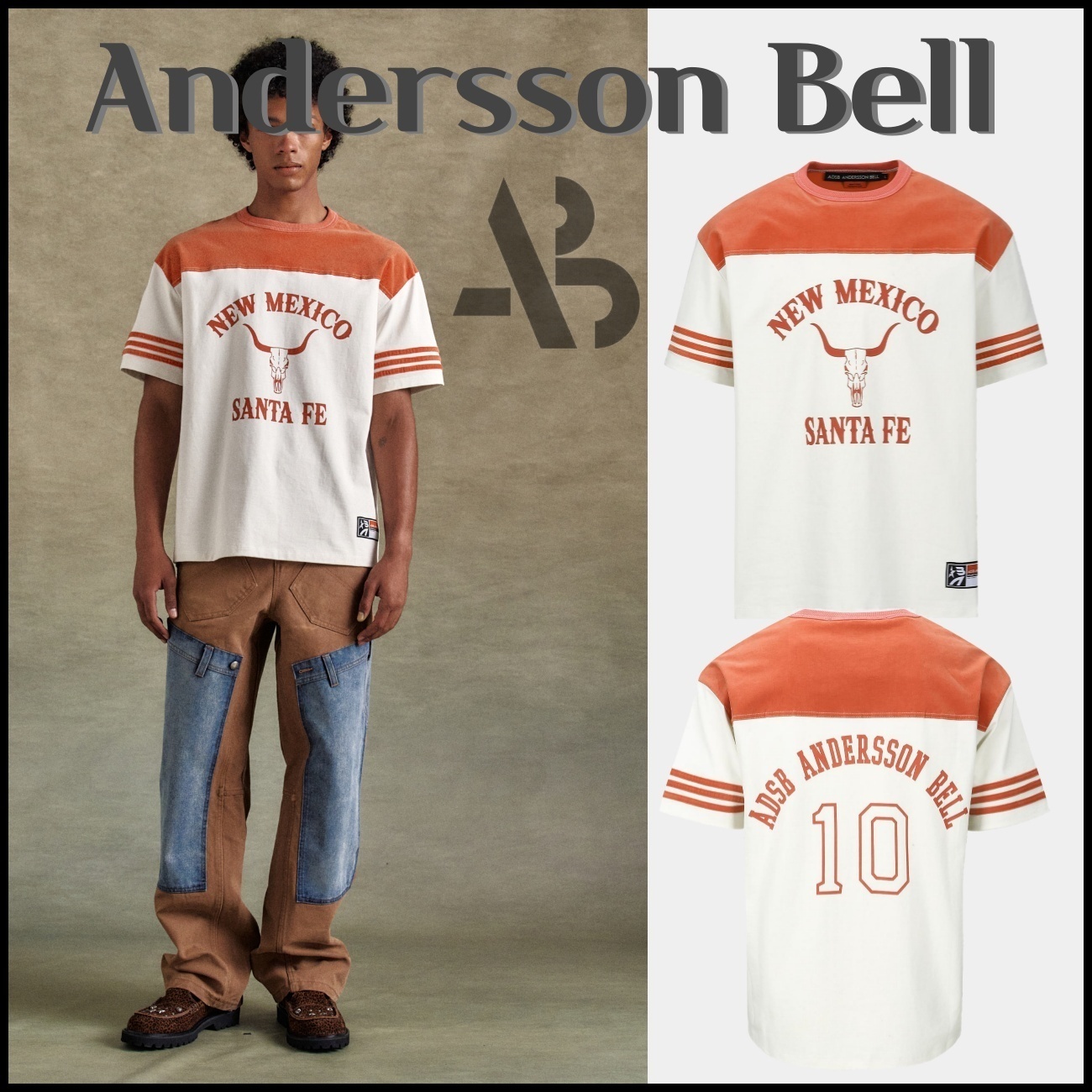 [Andersson Bell] UNISEX MEXICO FOOTBALL T-SHIRTS★韓国人気