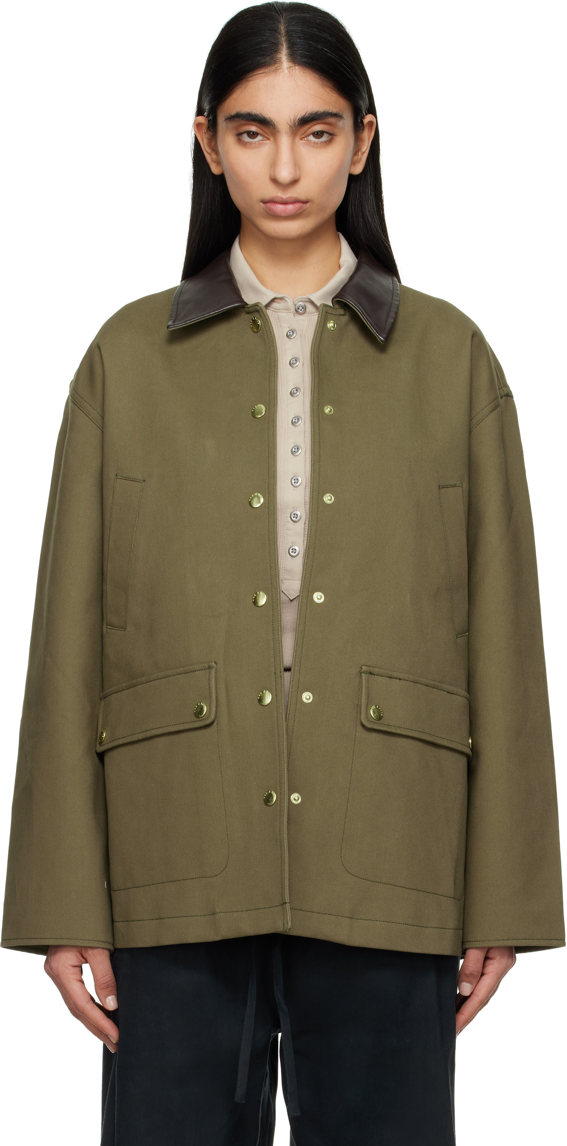 【関税込み】rag & bone カーキ Cassidy コットン ジャケット