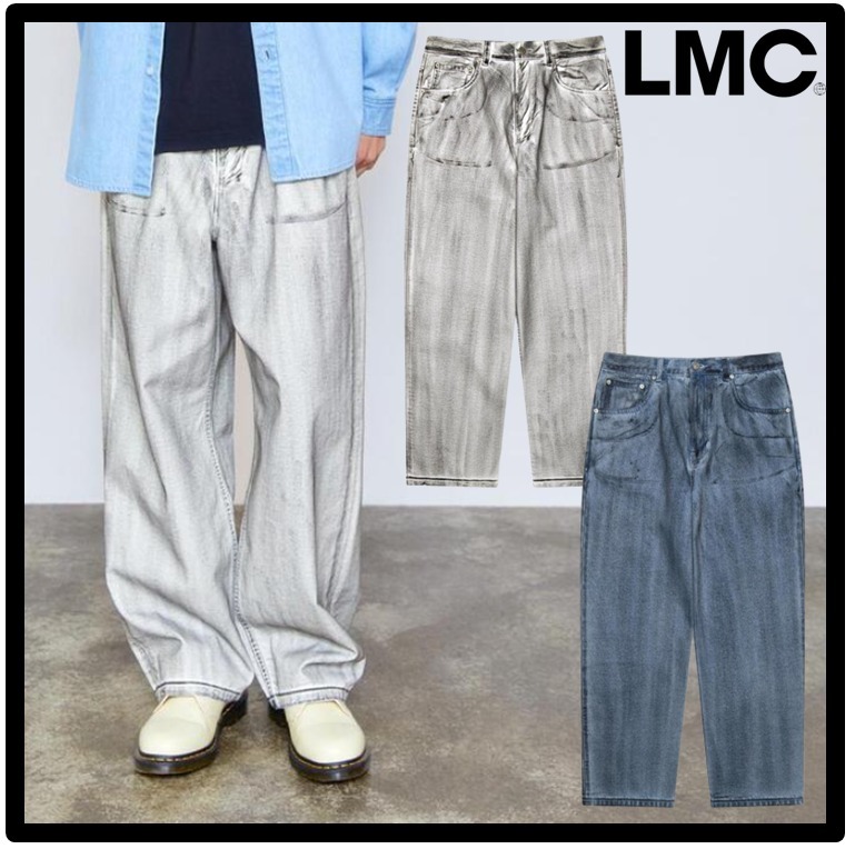 ☆送料・関税込☆LMC★DIRTY WASHED WIDE DENIM PANTS★デニム★