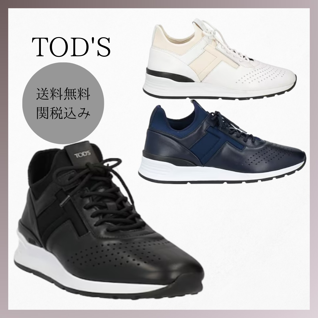 TOD’S ◆ トッズ ロゴ ローカット スニーカー