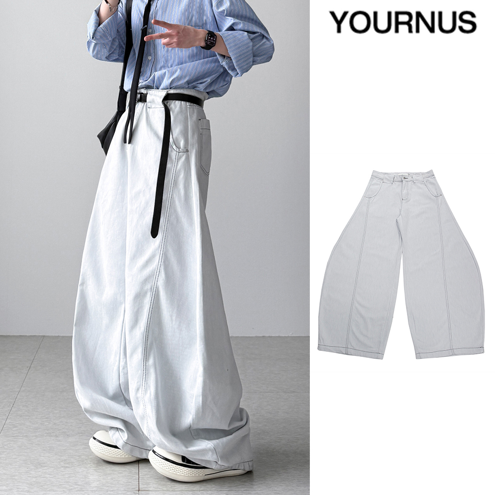 【YOURNUS】Sochi Gray Balloon Denim