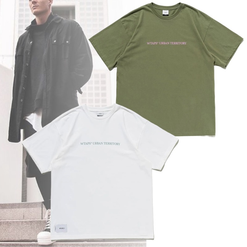 関送込! WTAPS WUT コットン 半袖 クルーネック Tシャツ ロゴ
