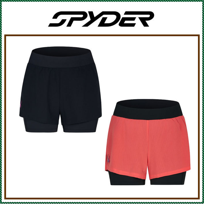 【SPYDER】 Women's Running Leggings One-Piece Shorts