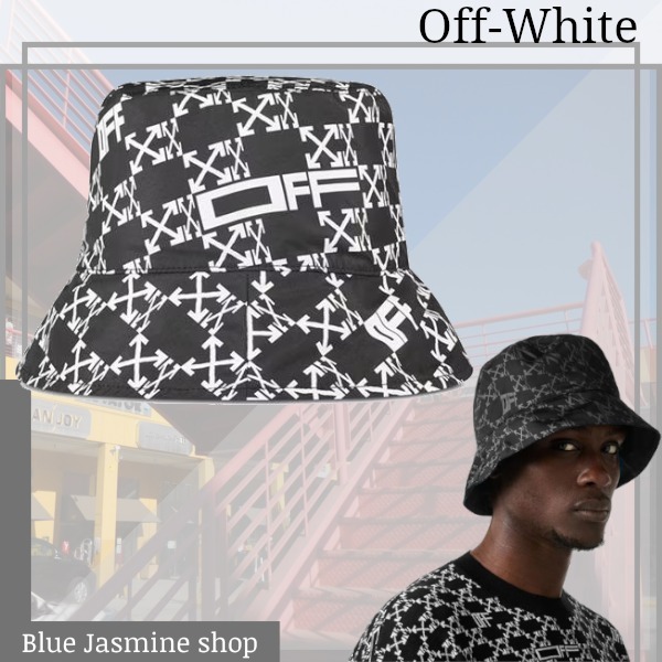【関税無・国内発】Off-White / Reversible Monogram Bucket Hat