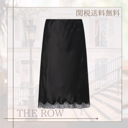 ［大人気！］THE ROW アイリーン スカート 8661W3786BLK