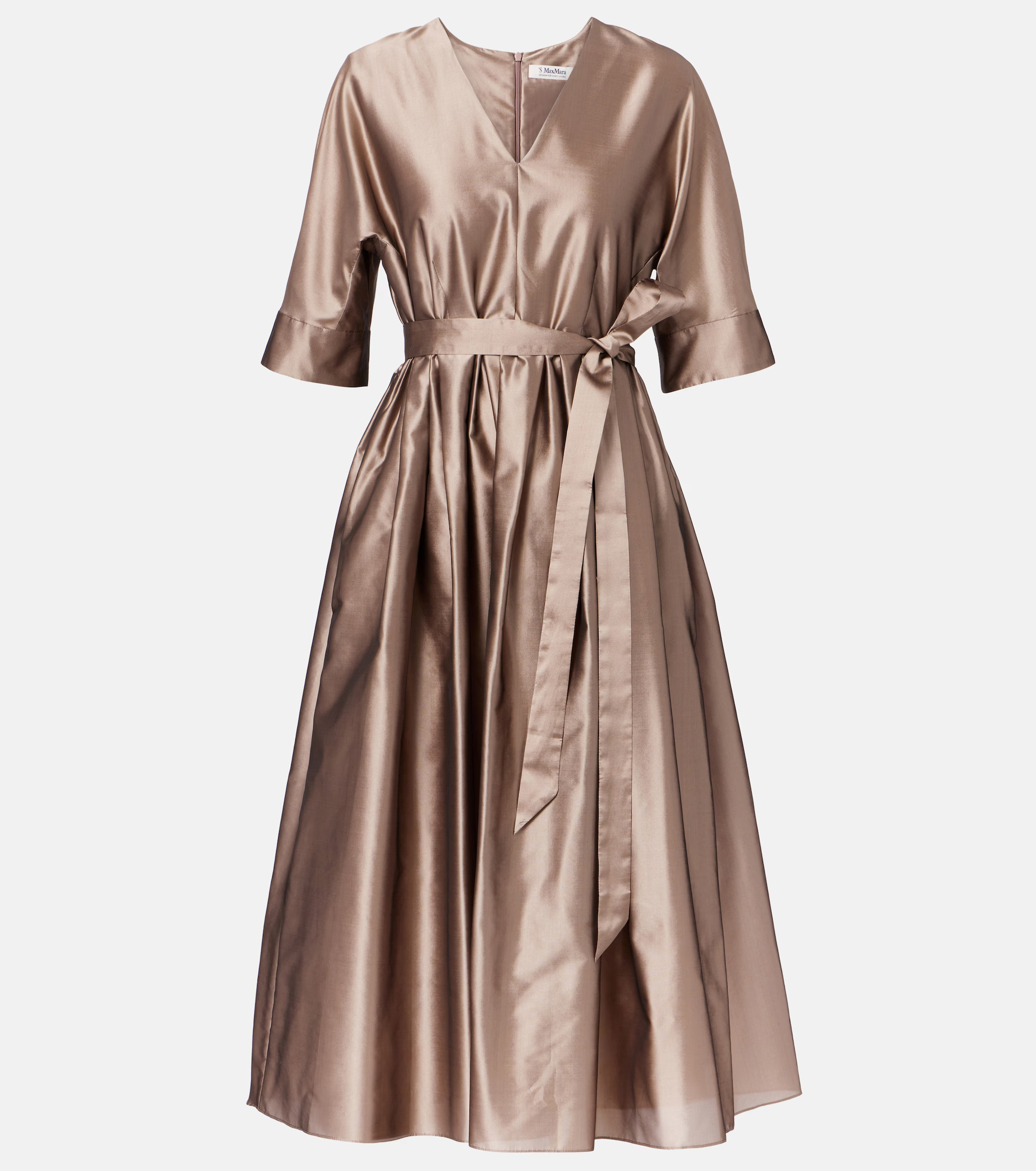 【S MAX MARA】VIOLA ロング シルク オーガンザ ドレス S マックスマーラ VIOLA ロングシルクオーガンザドレス 関税込