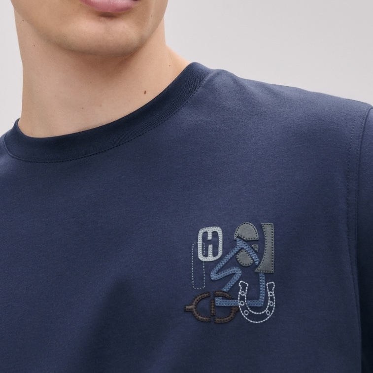 【カジュアル×お洒落】★HERMES★ H Puzzle Tシャツ H Puzzle