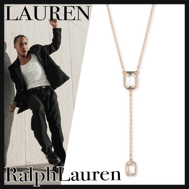 Lauren Ralph Lauren★クリスタルラリアット/ネックレス