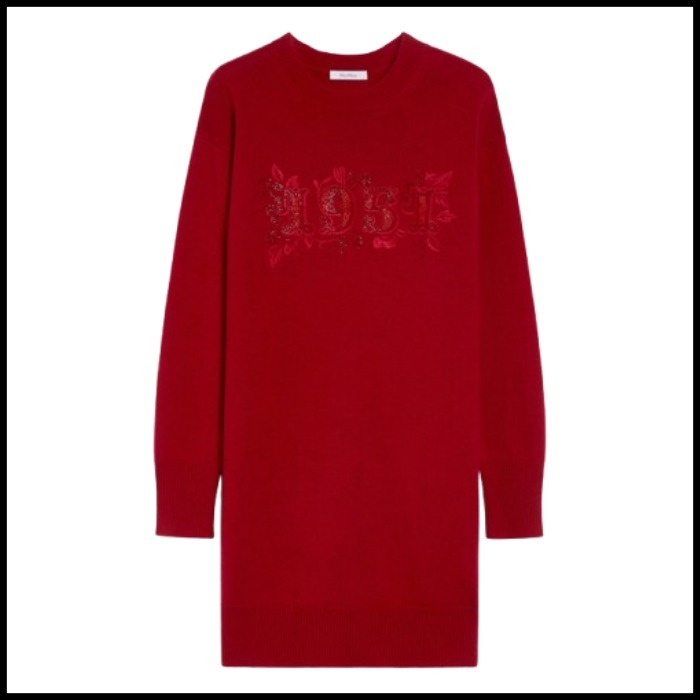 MAXMARA ウール カシミア ニット ドレス