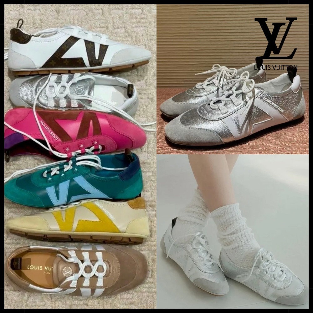 【上品♪】Louis Vuitton スニーカリーナ シルバー スニーカー