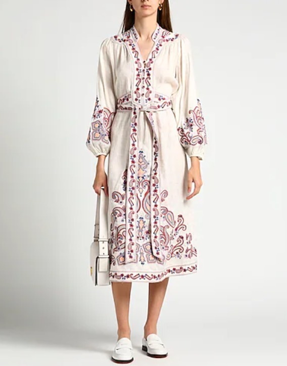 【関税送料込み】ETROペイズリー柄マキシドレス ETRO ペイズリー クレープ ジャージー マキシドレス ブルー